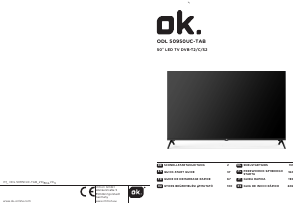 Bedienungsanleitung OK ODL 50950UC-TAB LED fernseher