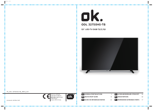 Manual OK ODL 32750HS-TB LED Television