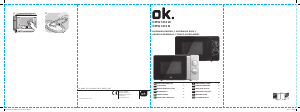 Instrukcja OK OMW 1214 B Kuchenka mikrofalowa