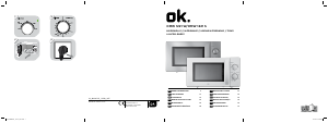 Instrukcja OK OMW 1221 S W Kuchenka mikrofalowa