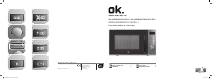 Bedienungsanleitung OK OMW 2223 DS Mikrowelle