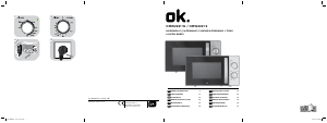 Manual de uso OK OMW 2221 S W Microondas