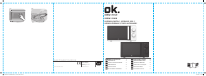 Instrukcja OK OMW 1721 W Kuchenka mikrofalowa