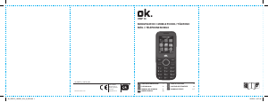 Manuale OK OMP 10 Telefono cellulare