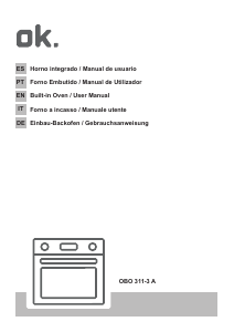 Handleiding OK OBO 311-3 A Oven