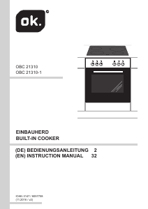 Handleiding OK OBC 21310 1 Fornuis