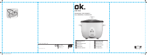 Manuale OK ORI 1140 Fornello di riso
