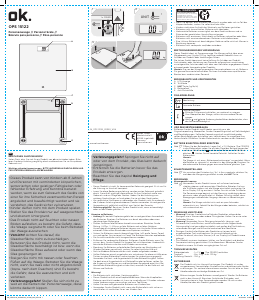 Manuale OK OPS 15122 Bilancia