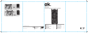Manual de uso OK OPK 1000 Altavoz