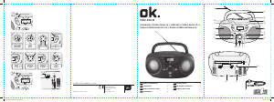 Bedienungsanleitung OK ORC 333-B Stereoanlage