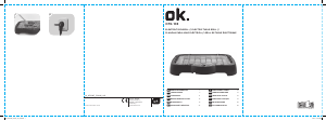 Instrukcja OK OTG 103 Grill stołowy