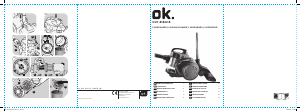 Mode d’emploi OK OVC 81822 B Aspirateur