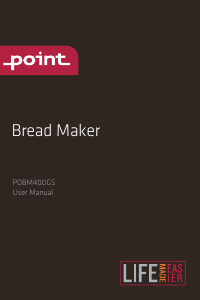 Manual Point POBM400GS Bread Maker