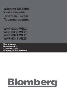 Εγχειρίδιο Blomberg WNF 6321 WE20 Πλυντήριο