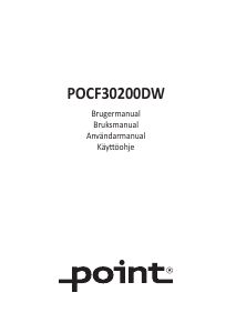 Käyttöohje Point POCF30200DW Pakastin