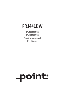 Käyttöohje Point PR1441DW Pakastin