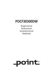 Käyttöohje Point POCF30300DW Pakastin