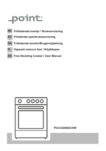 Bruksanvisning Point POCO30604CHW Spis