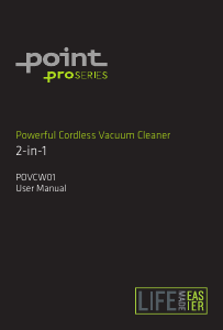 Manual Point POVCW01 Vacuum Cleaner