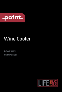 Käyttöohje Point POWF5362I Viinikaappi