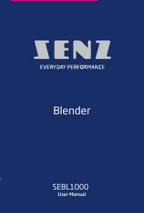 Handleiding Senz SEBL1000 Blender