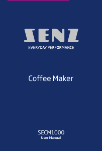 Manual Senz SECM1000 Coffee Machine