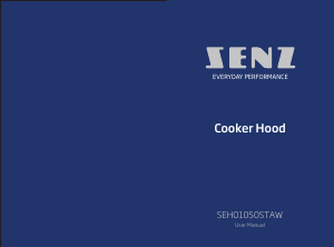 Manual Senz SEHO1050STAW Cooker Hood
