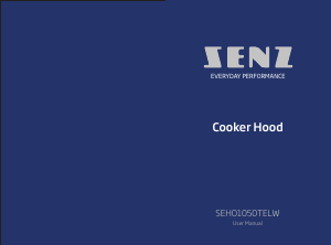 Manual Senz SEHO1050TELW Cooker Hood