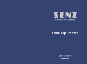 Manual Senz SEFR845EW Freezer