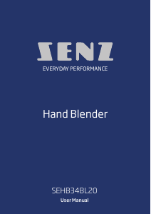 Manual Senz SEHB34BL20 Hand Blender