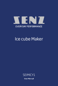 Manual Senz SEIMICY1 Ice Cube Maker