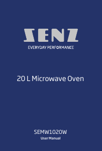 Manual Senz SEMW1020W Microwave