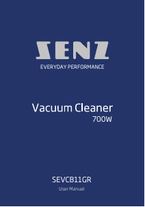 Manual Senz SEVCB11GR Vacuum Cleaner