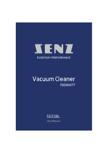 Manual Senz SE21BL Vacuum Cleaner