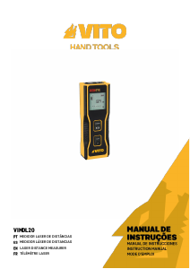 Manual Vito VIMDL20 Laser Distance Meter