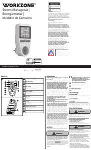 Manual Workzone BPM001D Medidor de energia