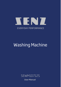 Manual Senz SEWM1D712S Washing Machine