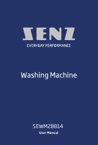 Manual Senz SEWM2B814 Washing Machine