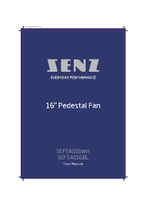 Manual Senz SEFS4016WH Fan