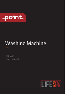 Bruksanvisning Point PTL550 Tvättmaskin