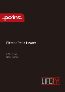 Manual Point POPH15W Patio Heater