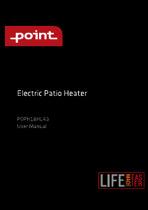 Manual Point POPH18HLR3 Patio Heater