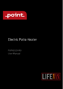 Manual Point POPH21SHR3 Patio Heater