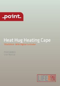Manual Point POHC289BLU Heating Pad