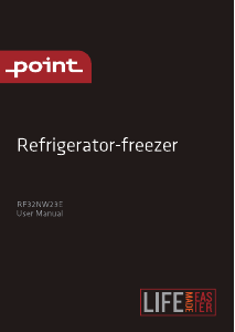 Brugsanvisning Point RF32NW23E Køle-fryseskab
