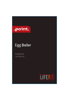 Bruksanvisning Point POEBE9006 Eggkoker