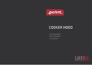 Manual Point POHO3060INCB Cooker Hood