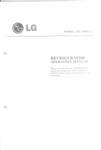 Instrukcja LG GC-309BVA Lodówko-zamrażarka
