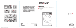 Bedienungsanleitung Koenic KWM 8152 B INV Waschmaschine