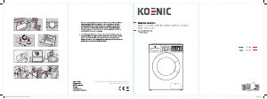 Bedienungsanleitung Koenic KWM 9152 B INV Waschmaschine